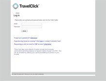 Tablet Screenshot of emc.travelclick.com